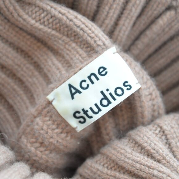 Acne Studios Wool Oversized Knit Disa Camel Sweater Sz XS - Picture 4 of 7